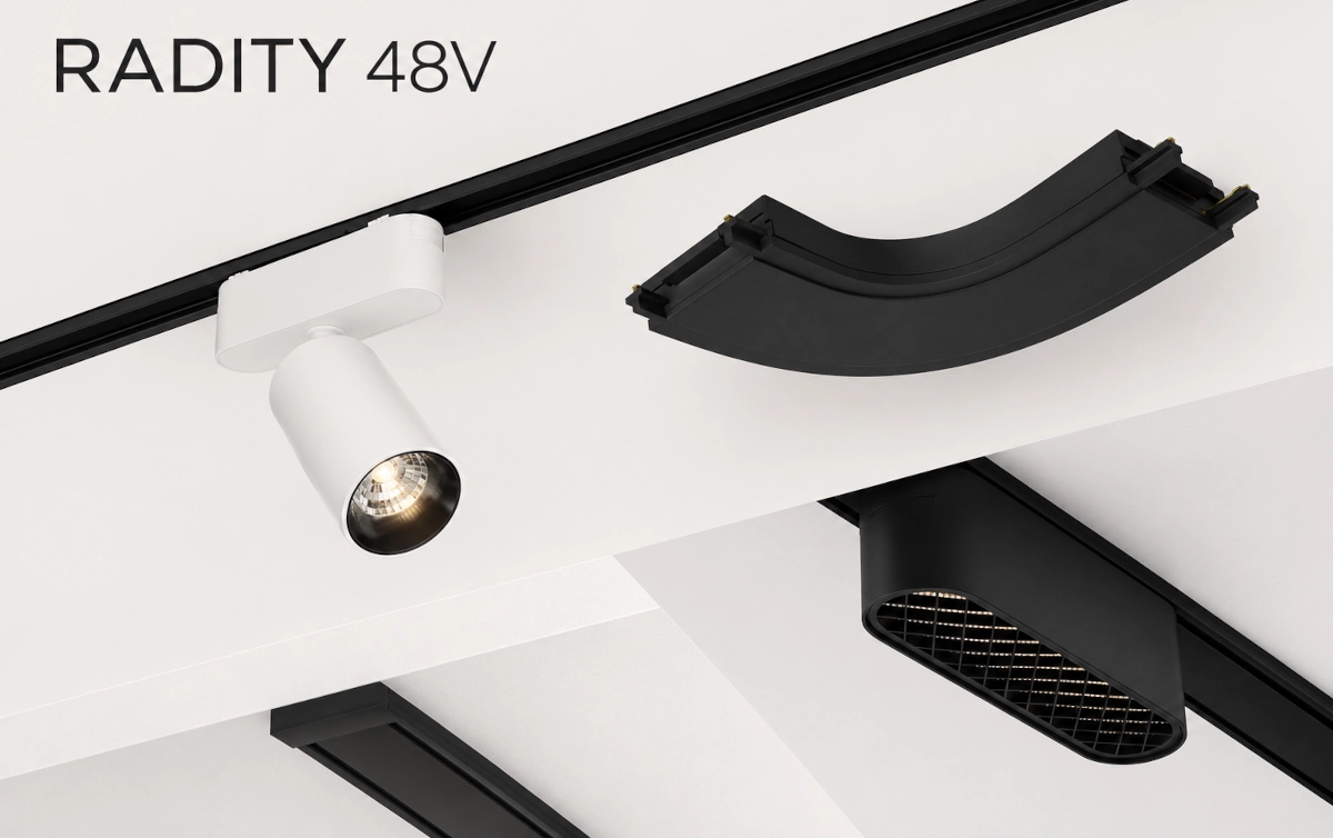 RADITY от Maytoni – модерна магнитна шинна осветителна система 48 V