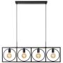 Lucide SUUS 00427/04/30 Висяща лампа 4x40w/e27 ip20