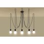 Sollux EDISON SL.0371 Висяща лампа 5x60W/E27