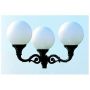 Novolux INDURA GLOBO 057F-G05X1A-02 Светлина за фенер 3x105W/E27 IP65