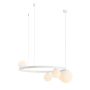 Aldex GARDA 5 RING WHITE 1099F_R lampa wisząca 4x10W/E14 + 1x15W/E27