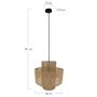 Dijk JUTE 104665 Висяща лампа 1x40W/E27 IP20