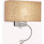 Ideal Lux HOTEL 103204 Светильник за стена 1x60W/E27+1x1,5W/LED ip20