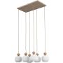 TK Lighting BALLO 11052 Висяща лампа 6x10W/E14 IP20