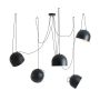 Aldex NOOR 5 BLACK 1122F1 lampa wisząca 5x15W/E27