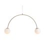 Aldex UNA 2 BEIGE 1116H17 lampa wisząca 2x10W/E14