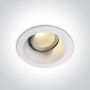 One Light The Dark Light 11107FD/W/W Вградено спот светило 1x7W/LED 3000K 560lm IP20
