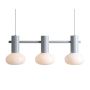 Aldex FLO 3 GREY S 7000E22_S Висяща лампа 3x10W/E14