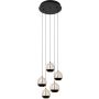 Lucide SENTUBAL 13498/24/30 Висяща лампа 5x52w/led 2700k 210lm ip20