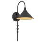 Cosmolight ASHFORD W01531BK Светильник за стена 1x40W/E27 ip20