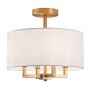 Cosmolight LILLE C04913BR-WH Таванна лампа 4x40W/E14 IP20