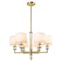 Cosmolight SUTTON P06692BR-WH Таванна лампа 6x40W/E14 ip20