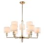 Cosmolight SUTTON P09378AU-WH Таванна лампа 9x40W/E14 ip20
