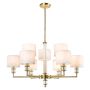 Cosmolight SUTTON P09685BR-WH Таванна лампа 9x40W/E14 ip20
