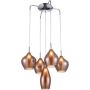 AZzardo AMBER MILANO 5 AZ3172 Висяща лампа 5x40W/G9 IP20