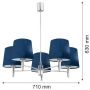 Argon BOLZANO 2074 Люстра 5x15W/E27 IP20