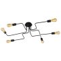 Lucide LESTER 21112/06/30 Таванна лампа 6x40w/e27 ip20