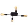 Lucide LESTER 21118/04/30 Таванна лампа 4x60w/e27 ip20