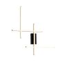 Zuma Line EDGE 22009W4-BK/GD Светильник за стена 1x32W/LED 3000K|4000K|6000K 1350lm IP20