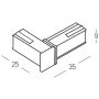 Zambelis MAGNETIC 22258 Съединител IP20