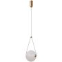 Italux Rastia PND-34361-M-HBR-OPAL Висяща лампа 1x9W/LED 3000K 975lm IP20