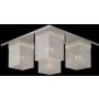 Italux Helios MX102916-4A Таванна лампа 4x25W/G9 IP20