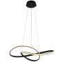 Italux Consa PND-19221C-BK Висяща лампа 1x40W/LED 3000K/4000K/6000K 3400lm IP20