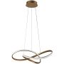 Italux Consa PND-19221C-GD Висяща лампа 1x40W/LED 3000K/4000K/6000K 3400lm IP20