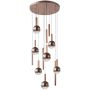 Italux Camino PND-24038-12A-COPP Висяща лампа 12x60W/LED 3000K 2469lm IP20