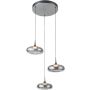 Italux Tenele PND-24028-3A-SILV Висяща лампа 3x21W/LED 3000K 1300lm IP20