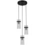 Italux Merto PND-40930-3A-BK Висяща лампа 3x40W/E14 IP20