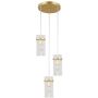 Italux Merto PND-40930-3A-GD Висяща лампа 3x40W/E14 IP20