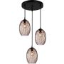 Italux Novala PND-3031-3A-BK-CF Висяща лампа 3x40W/E27 IP20