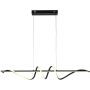 Italux Bastelo PND-24154-BK Висяща лампа 1x40W/LED 3000K/4000K/6000K 3400lm IP20