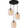 Italux Novala PND-3031-3A-BRO-AMB Висяща лампа 3x40W/E27 IP20