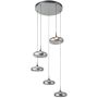Italux Tenele PND-24028-5A-SILV Висяща лампа 5x35W/LED 3000K 1514lm IP20