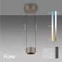 Paul Neuhaus PURE CLIPSE 2471-97 Висяща лампа 2x5W/LED 2200-5000k 250lm ip20