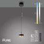 Paul Neuhaus PURE FALLING RINGS 2503-18 Висяща лампа 1x8W/LED 2200-5000k 310lm ip20