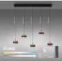 Paul Neuhaus PURE FALLING RINGS 2504-18 Висяща лампа 5x8W/LED 2200-5000k 1500lm ip20