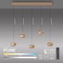 Paul Neuhaus PURE FALLING RINGS 2504-97 Висяща лампа 5x8W/LED 2200-5000k 1500lm ip20