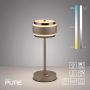 Paul Neuhaus PURE FALLING RINGS 4503-97 Масичка лампа 1x8W/LED 2200-5000k 310lm ip20