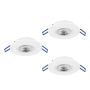 Eglo GEDREZ 300184 Вградено спот светило 3x4.9W/LED 2700K, 4000K, 6500K 1560lm ip20