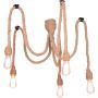 Polux ROPE 312921 Висяща лампа 5x12W LED/E27 IP20