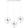 Polux SWEDEN 312457 Висяща лампа 3x20W LED/E27 IP20