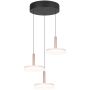 Trio CELESTE 354930365 Висяща лампа 3x7w/led 3000k 750lm ip20