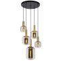 Lucide JOANET 45494/15/65 Висяща лампа 5x40w/e27 ip20