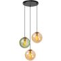 Lucide MONSARAZ 45493/03/33 Висяща лампа 3x40w/e27 ip20