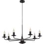 TK Lighting LIMAL 4613 Люстра 7x40W/E14