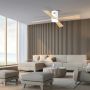 Zambelis CEILING FAN 19137 Вентилатор 15W/led 3000K, 4000K, 6000K 1500lm IP20