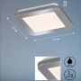 Fischer&Honsel Gotland 21231 Таванен светилник 1x8.5W/LED 3000K 1100 lm IP44